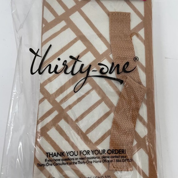 Thirty One Your Way Storage Bin in Fawn Patchwork! BNIP!! - Picture 2 of 4